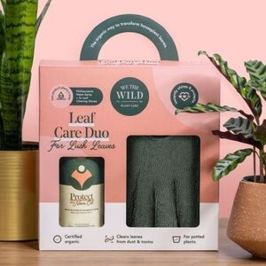 NEW We the Wild Leaf Care Duo for Lush Leaves, Glove & Lemon Neem Spray Set
